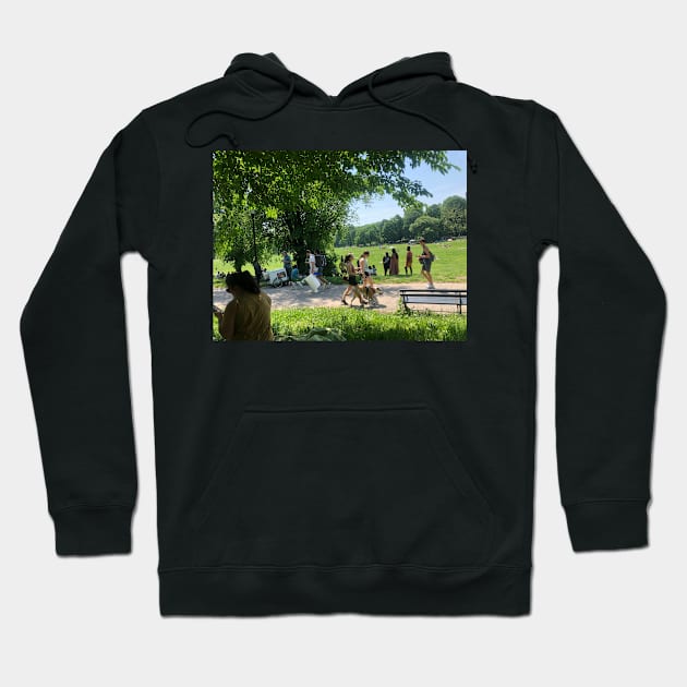 Sunny Day in Prospect Park Hoodie by hannahehansen